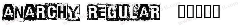 Anarchy Regular字体转换